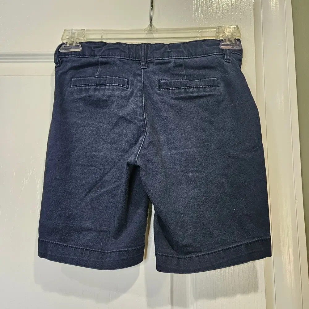 2 Pack Old Navy Girl's‎ Size 10 Navy Twill Bermuda School Uniform Shorts